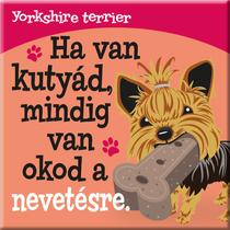 Yorkshire terrier hűtőmágnes - w&w