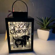 Tacskó mintás fekete led lámpás 2