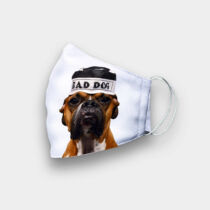 Boxer mintás szájmaszk - bad dog