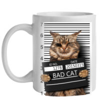Cicás bögre - bad cat