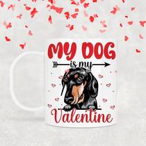 Tacskó kutyás valentin napi bögre - my dog