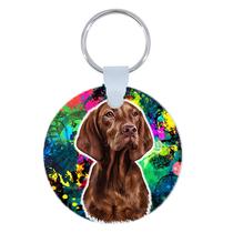 Vizsla mintás kulcstartó - paint