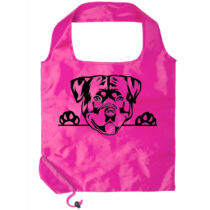 Rottweiler mintás pink összehajtható bevásárlótáska