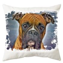 Boxer mintás párna - paint grey