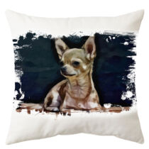 Chihuahua mintás párna - paint brown
