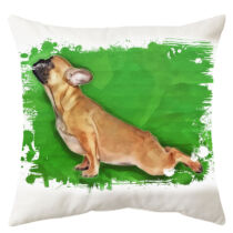 Francia Bulldog mintás párna - paint yoga
