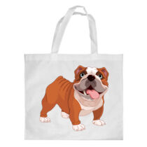 Angol Bulldog mintás bevásárló táska