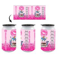 Unikornis mintás üdítőitalos doboz- coffee