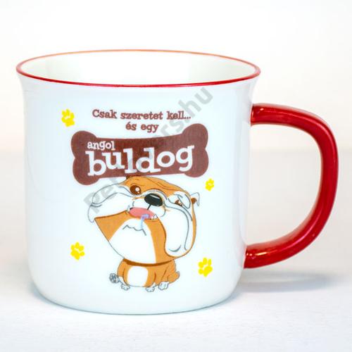 Angol Bulldog bögre - w&w