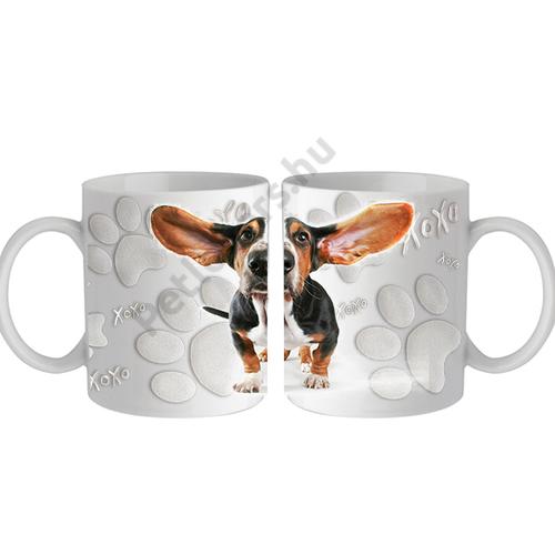 Basset Hound bögre - xoxo