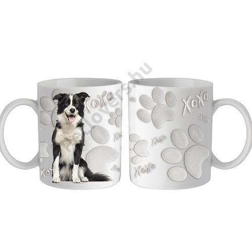 Border Collie bögre - xoxo