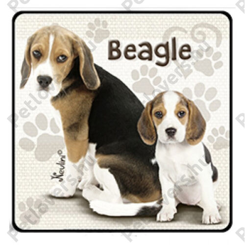 Beagle hűtőmágnes