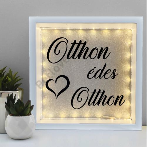 3D dekor LED-es képkeret