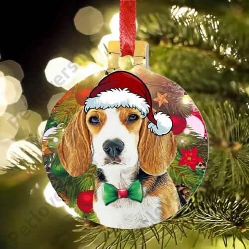 Beagle kutyás karácsonyfadísz