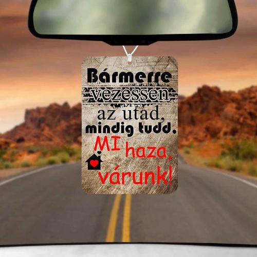 Feliratos autóillatosító - bármerre