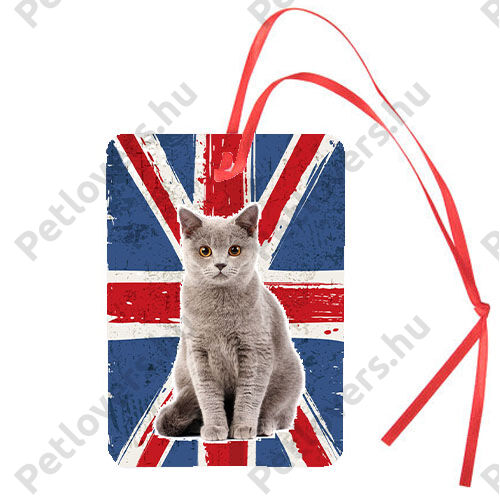 Brit macskás autóillatosító 