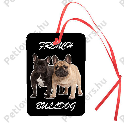 Francia Bulldog autóillatosító - Duo