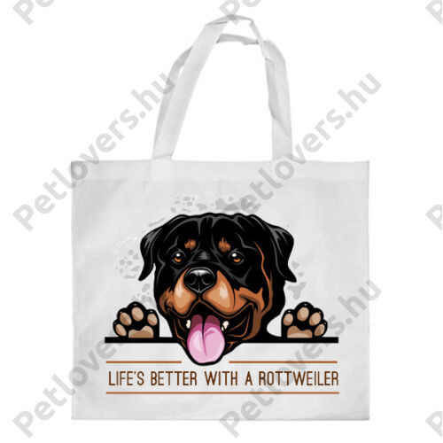 Rottweiler mintás bevásárló táska